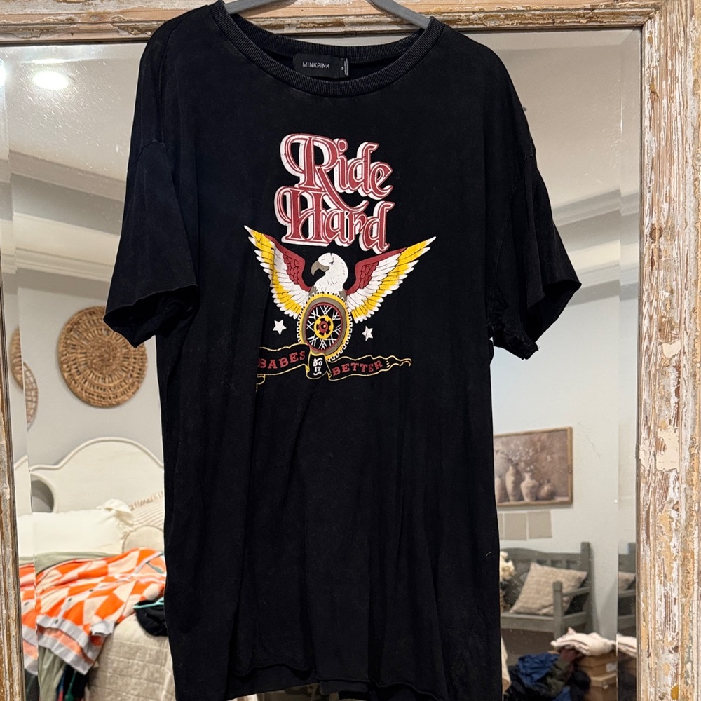 Mink pink ride or die tshirt
